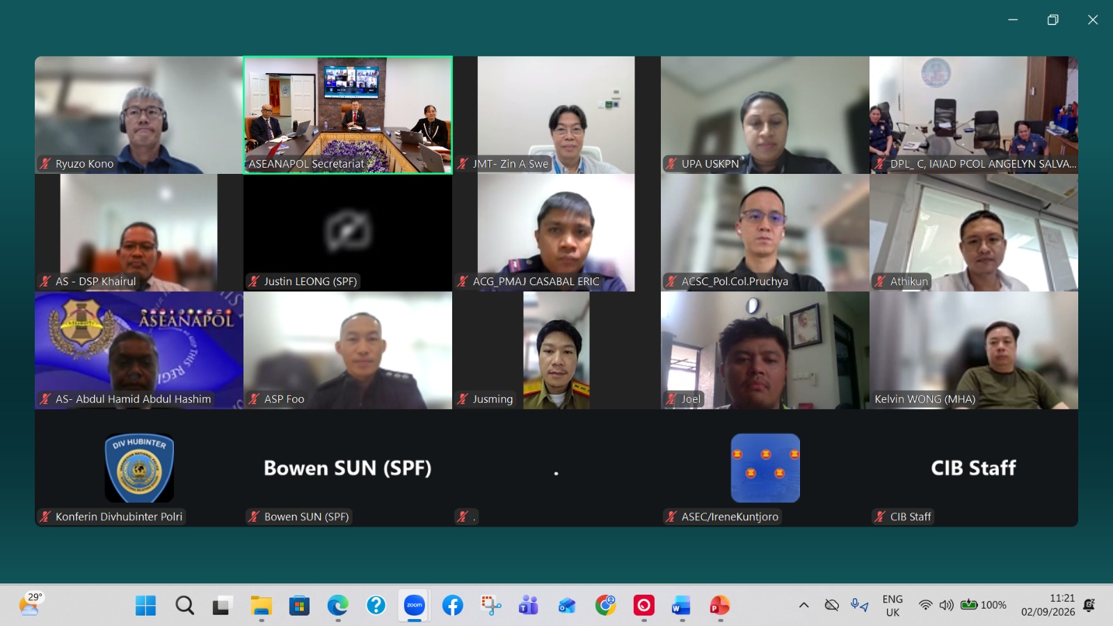 ASEANAPOL Study Visit Programme Coordination Meeting